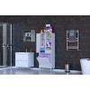 Modilayn İNCİ 55x160 cm Kirli Çamaşır Sepetli Banyo Dolabı