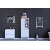 Modilayn İNCİ 55x160 cm Kirli Çamaşır Sepetli Banyo Dolabı