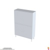 Modilayn OHBE 95x138x32,5 cm Ekstra Düzen İçin Kullanışlı 4 Kapak 4 Bölmeli Banyo Mutfak Dolabı