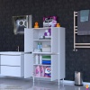 Modilayn OHBE 85x138x32,5 cm Ekstra Düzen İçin Kullanışlı 4 Kapak 4 Bölmeli Banyo Mutfak Dolabı