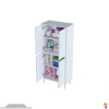Modilayn OHBE 65x138x32,5 cm Ekstra Düzen İçin Kullanışlı 4 Kapak 4 Bölmeli Banyo Mutfak Dolabı