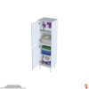 Modilayn OHBE 50x138x32,5 cm Ekstra Düzen İçin Kullanışlı 4 Kapak 4 Bölmeli Banyo Mutfak Dolabı