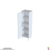 Modilayn OHBE 50x138x32,5 cm Ekstra Düzen İçin Kullanışlı 4 Kapak 4 Bölmeli Banyo Mutfak Dolabı