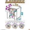 Modilayn DOQU XXXL Set Ocak Altı Dolabı 80x88x56 cm Boyutlarında 2 Kapak 1 Raf ve 2 Göz Bölmelidir