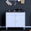 Modilayn DOQU XXXL Set Ocak Altı Dolap 80x88x56 cm Ölçülerinde 2 Kapaklı ve 1 Gözlü Tüp Bölmelidir