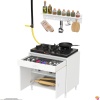 Modilayn DOQU XXXL Set Ocak Altı Dolap 80x88x56 cm 2 Kapak 2 Göz Bölmeli Üst Asma Baharat Raflı
