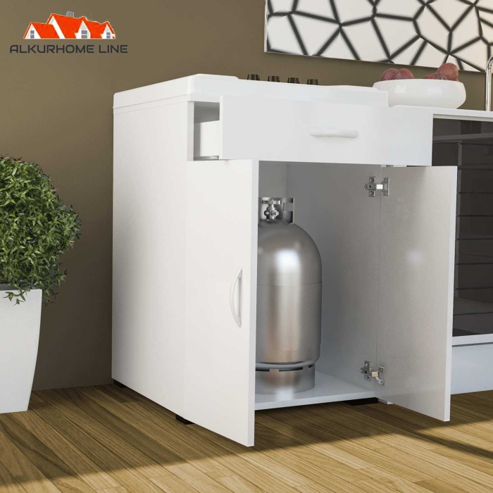 AKASYA Set Altı Dolap, Çok Amaçlı Dolap, Mutfak Dolabı, Banyo Dolabı
