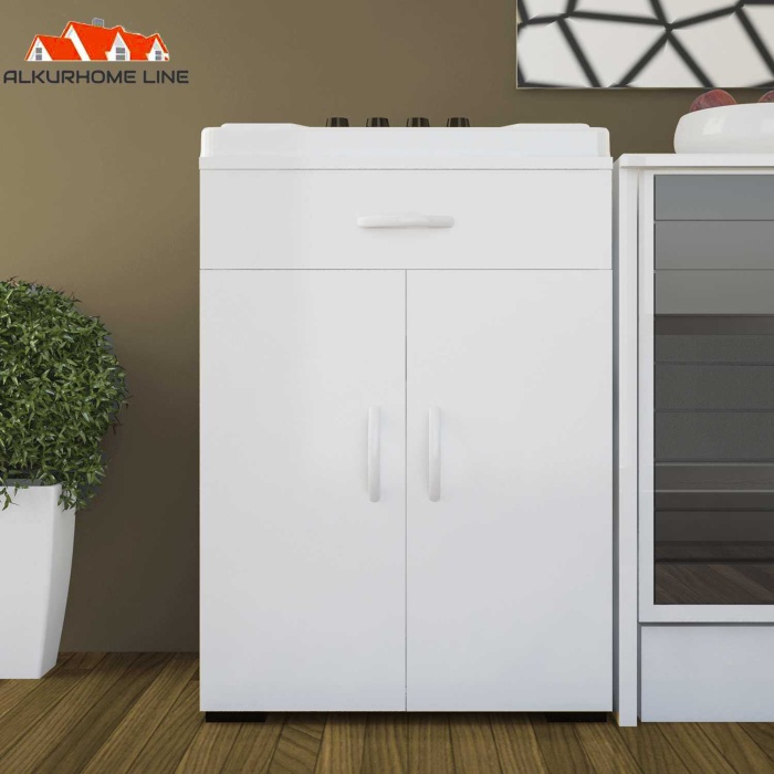 AKASYA Set Altı Dolap, Çok Amaçlı Dolap, Mutfak Dolabı, Banyo Dolabı