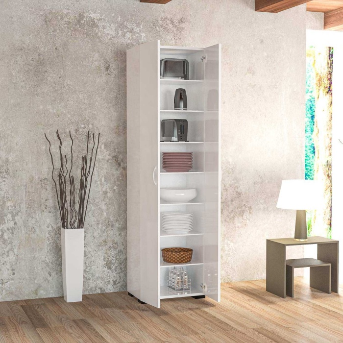 ALÇİÇEK 8 Raflı Dolap, Çok Amaçlı Dolap, Ayakkabılık, Kitaplık