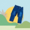 Erkek Esnek Bel Lastikli Kot Pantolon - Şerit Detaylı, Rahat Kullanımlı
