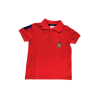 Erkek Kırmızı Düğmeli Polo Yaka Tişört - Kaliteli Pamuklu Kumaş - Uzun Ömürlü Kullanım - Sevdiklerinize Özel Hediye