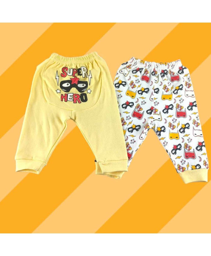 Süper Hero Desenli Bebek Pijama - 3-6-9 Ay Müthiş Pijama Seti