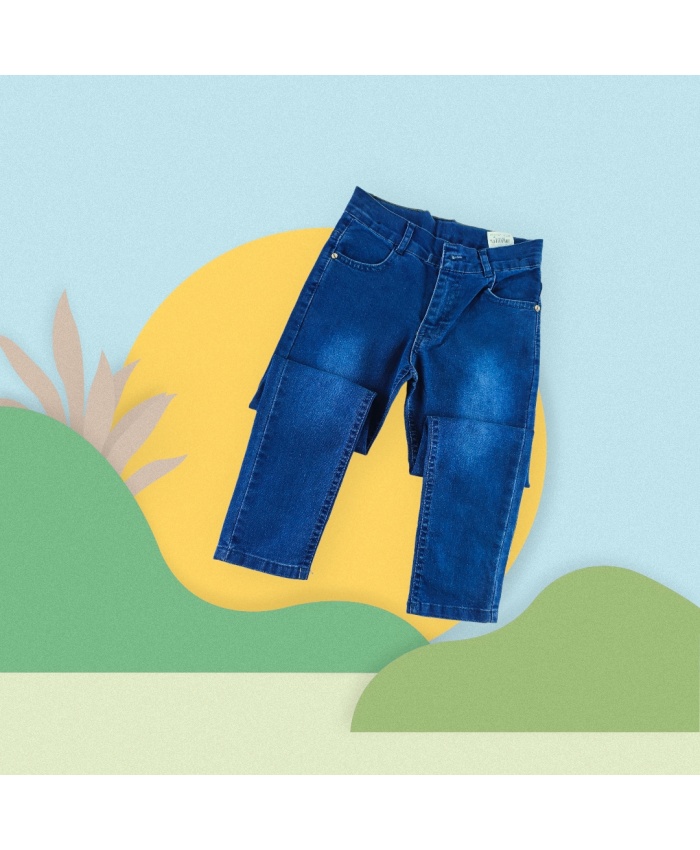 Erkek Esnek Bel Lastikli Kot Pantolon - Şerit Detaylı, Rahat Kullanımlı