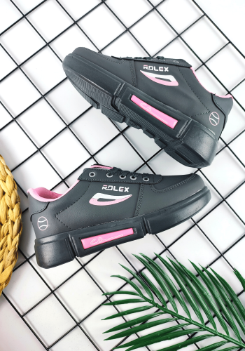 Kız Çocuk Spor Ayakkabı | Siyah | 31 Numara | Günlük Ayakkabı