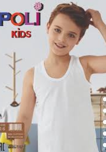 Erkek Çocuk Atlet | 6 - 7 Yaş | Beyaz