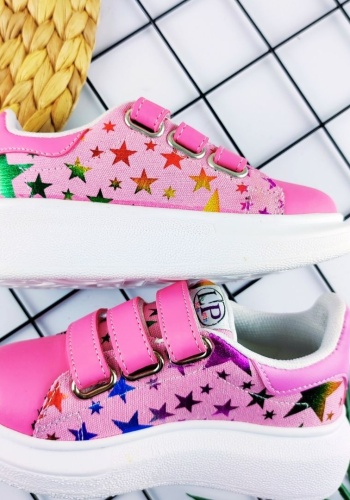 Kız Çocuk Ayakkabı | Spor Ayakkabı | Kırmızı & Pembe