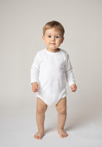 Erkek Bebek Uzun Kollu Pamuklu Çıtçıtlı Bady