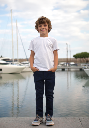 Erkek Çocuk Lacivert Keten Pantolon | 12 - 16 Yaş