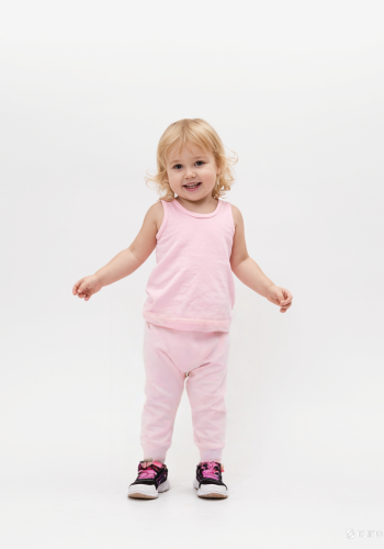 Kız Bebek Organik Pamuklu Pembe Renk Patikli Tek Alt 3 - 12 Ay