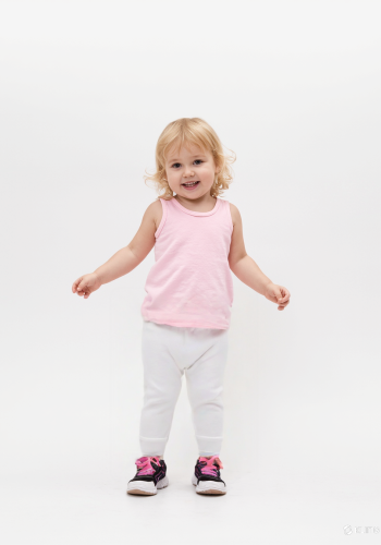 Unisex Organik Pamuklu Mavi Renk Patikli Tek Alt 3 - 12 Ay