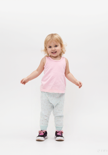 Kız Bebek Kalp Desenli Organik Pamuklu Yeşil Renk Patikli Tek Alt - 3 - 12 Ay - Pamuklu