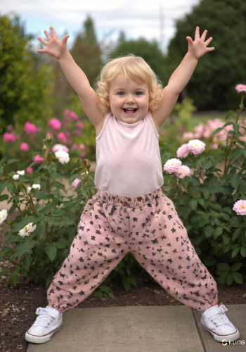 Kız Bebek Altı | Patikli | Pudra | 0 - 9 Ay