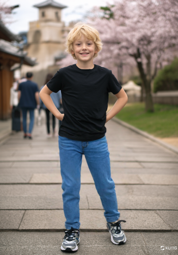 Dar Paça Erkek Çocuk Kot Pantolon | 10 - 11 Yaş | Mavi