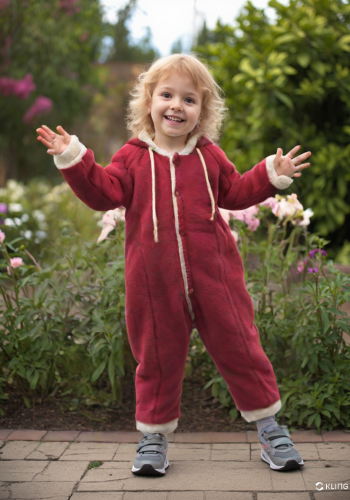 Önde Düğmeli Bebek Polar Tulum | Pembe | 9 - 12 - 18 - 24 Ay