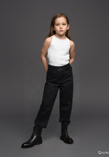 Kız Çocuk Siyah Kot Pantolon | 11 Yaş