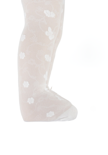 Kız Bebek Desenli Ince Külotlu Çorap