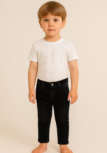 Erkek Çocuk Garson Boy Siyah Renk Kot Pantolon