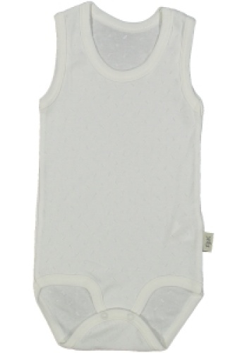 Unisex jakarlı kalın askılı çıtçıtlı bady