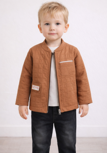 Erkek Bebek kapitone ceketli-  bady-kanvas pantolonlu takım