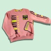 Kız Çocuk Sweatshirt | 3 Yaş | Pudra | Uzun Kol