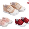 Papulin Bebek Patik, Unisex Spor Ayakkabı, Pamuklu Kumaştan İmal Edilmiştir