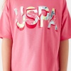 Kız Çocuk Kapri Takım | Kapri & Tshirt | PEmbe & Mavi | 9 - 15 Yaş
