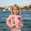 Kız Çocuk Sweatshirt | 3 Yaş | Pudra | Uzun Kol