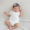 Erkek bebek kısa kol organik pamuk bebek body mavi set 3 - 3-24 ay - çıtçıtlı bady