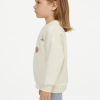 Kız Çocuk Shay Nakışlı Uzun Kol - 3ip - Yeşil Renk Sweatshirt