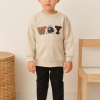 Erkek Çocuk Nakışlı Uzun Kollu Sweatshirt