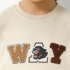 Erkek Çocuk Nakışlı Uzun Kollu Sweatshirt