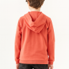 Erkek Çocuk The World Is Yours Yazılı Kapşonlu 2 Ip Turuncu Renk Sweatshirt