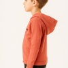 Erkek Çocuk The World Is Yours Yazılı Kapşonlu 2 Ip Turuncu Renk Sweatshirt