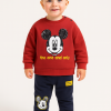 Erkek Çocuk mickey mouse baskılı the one and only yazılı şardonlu takım