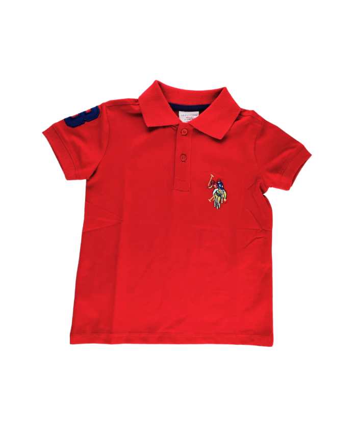 Erkek Kırmızı Düğmeli Polo Yaka Tişört - Kaliteli Pamuklu Kumaş - Uzun Ömürlü Kullanım - Sevdiklerinize Özel Hediye