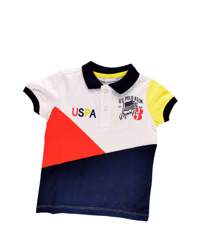 Polo Yaka Kısa Kollu Erkek Çocuk Tişört - %100 Pamuk, Rahat Kesim, Kolay Temizlenebilir