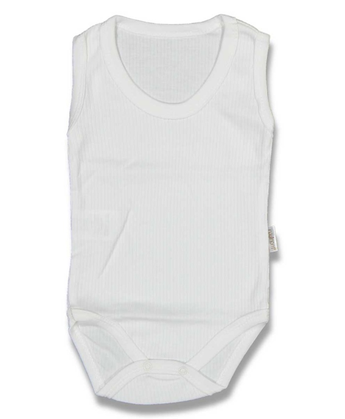 Unisex fitilli sıfır kol çıtçıtlı bady