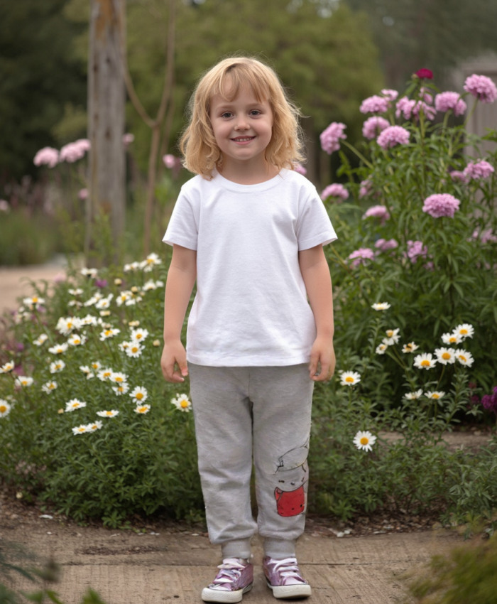 Kedi Desenli Kız Çocuk 3 Parça Eşofman Takımı - Gri Kedi Baskılı Çocuk Spor Kıyafeti Seti