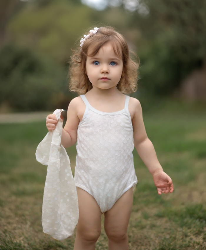 Kız bebek kalpli ince askılı çıtçıtlı bady