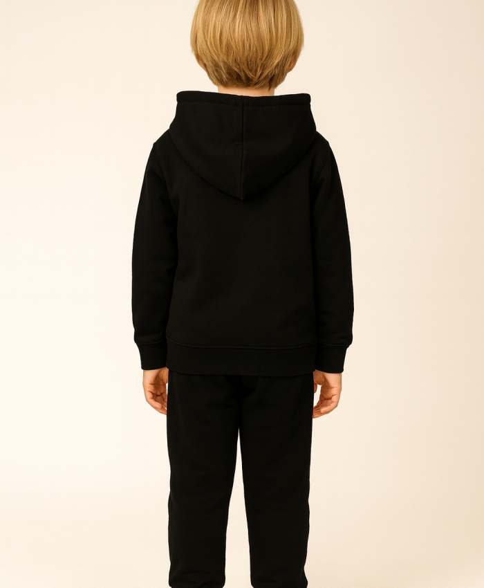 Erkek Çocuk Kapşonlu Kanguru Cepli Bağcıklı Sweatshirt